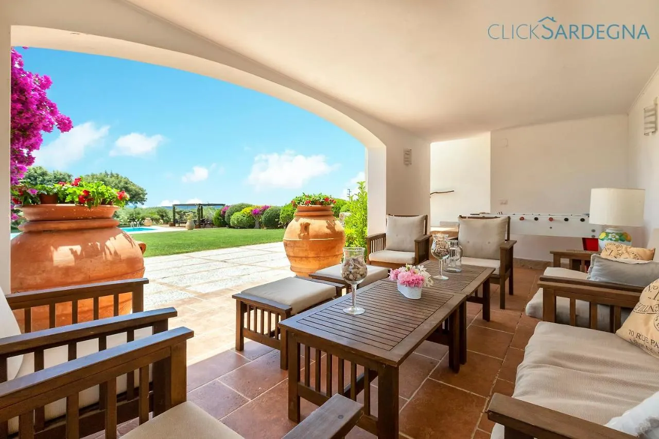Clicksardegna Villa Emanuel Ad Alghero Con Vista Mare Spettacolare, Piscina Indipendente Per 8 Persone Италия