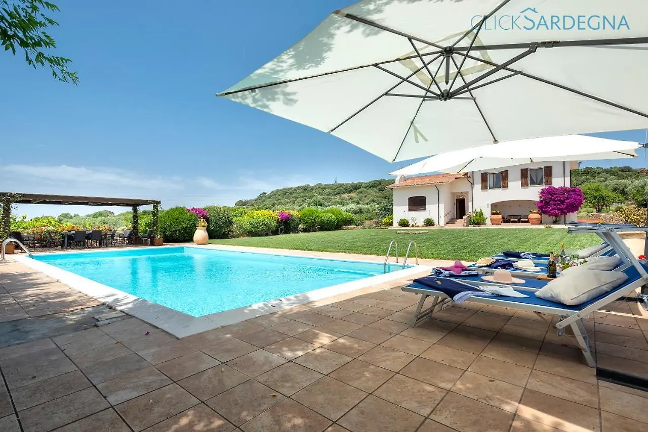 Clicksardegna Villa Emanuel Ad Alghero Con Vista Mare Spettacolare, Piscina Indipendente Per 8 Persone